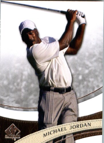 2014 Upper Deck SP Authentic Golf Trading Card # 23 Michael Jordan