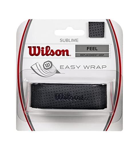 WILSON Sporting Goods Sublime Tennis Racquet Grip, Black,WRZ4202BK