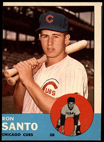 1963 Topps # 252 Ron Santo Chicago Cubs (Baseball Card) GOOD Cubs
