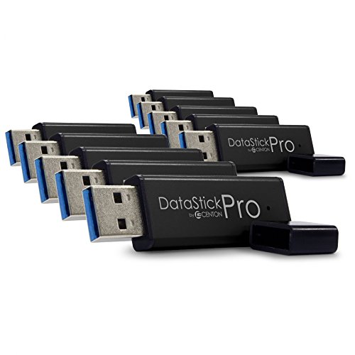 Centon Electronics MP ValuePack USB 3.0 Pro (Black), 128GB x 10 S1-U3P6-128G-10B