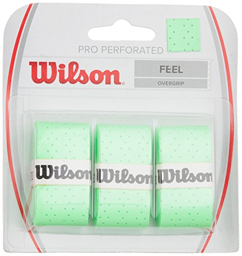 WILSON Perforated Pro Tennis Racquets Over Grip, Green