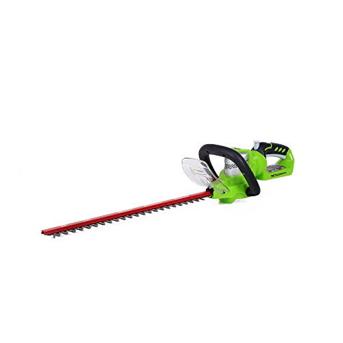 Greenworks 24V 22″ Cordless Hedge Trimmer, Tool Only