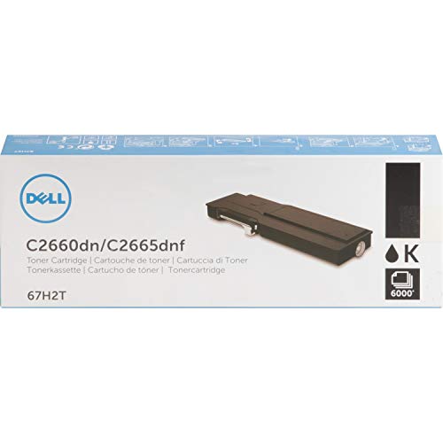 Dell Computer 67H2T Black Toner Cartridge C2660dn/C2665dnf Color Laser Printer