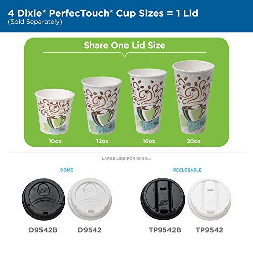 Dixie PerfecTouch 12 oz. Insulated Paper Hot Coffee Cup by GP PRO (Georgia-Pacific), Coffee Haze, , 960 Count (160 Cups Per Sleeve, 6 Sleeves Per Case) | The Storepaperoomates Retail Market - Fast Affordable Shopping
