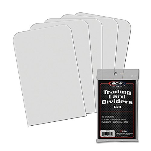 BCW Tall Card Dividers – 10 ct