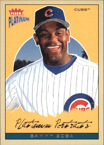 2004 Fleer Platinum Portraits Baseball Card #7 Sammy Sosa
