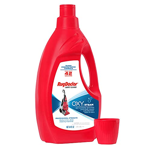 Rug Doctor Oxy Carpet Cleaning Solution, 64 oz., Removes Embedded Stains & Odors with Powerful Oxygen Activated Boosters, Compatible with All Leading Carpet Cleaning Machines