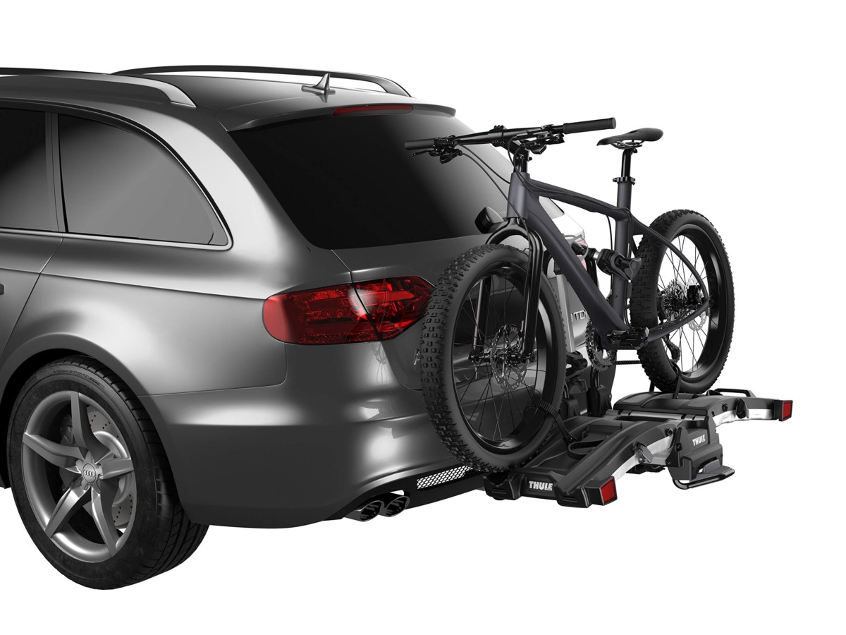 Thule EasyFold XT 2 Hitch Bike Rack – E-Bike Compatible – Fits 2″ and 1, 1/4″ receivers – Tool-Free Installation – Fully Foldable – Easy Trunk Access – Fully Locking – 130lb Load Capacity | The Storepaperoomates Retail Market - Fast Affordable Shopping