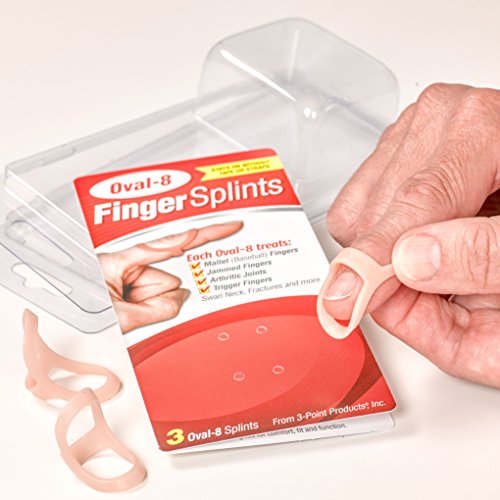 Oval-8 Finger Splint Graduated Set – Sizes 8, 9, 10
