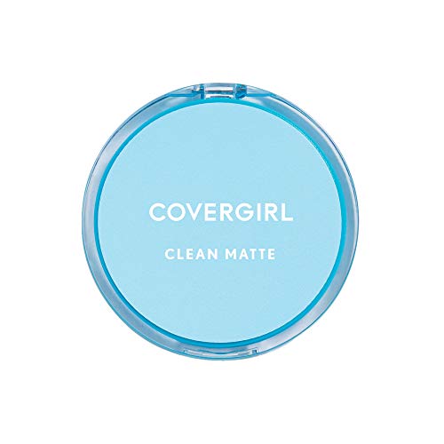 COVERGIRL Clean Oil Control Pressed Powder, Warm Beige 545, 0.35 Ounce Pan (Pack of 2)