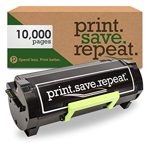 Print.Save.Repeat. Lexmark 601H High Yield Remanufactured Toner Cartridge for MX310, MX410, MX510, MX511, MX610, MX611 Laser Printer [10,000 Pages]