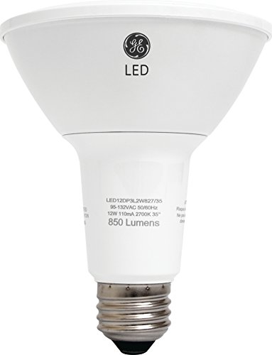 GE Lighting 89989 LED 12-watt 850-Lumen Dimmable PAR30 Indoor Floodlight Bulb with Medium Base, Soft White, 1-Pack