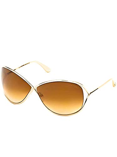 Tom Ford FT0130 Miranda Sunglasses 28F Shiny Rose Gold