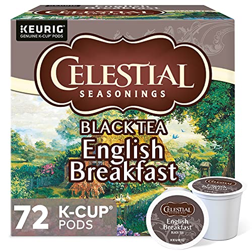 Celestial Seasonings English Breakfast Tea Keurig Single-Serve K-Cup Pods, 72 Count