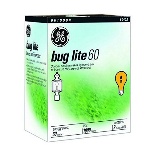 G E Lighting Ge 2Pk 60W Yel Bug Bulb (Pack Of 12) 97495 Light Bulbs Bug