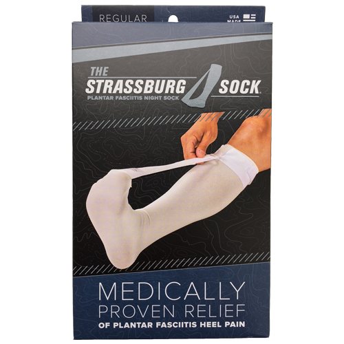 Strassburg Sock White Regular Size (fits calf size up to 16in around)