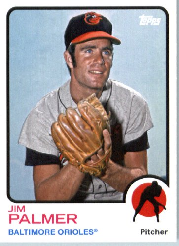 2014 Topps Archives Baseball Card # 25 Jim Palmer – Baltimore Orioles