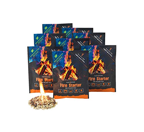 (8 Packs) Insta-Fire Fire Starter Emergency Fuel Eco-Friendly Granulated Bulk Excellent for Camping, Hiking, Fishing, and Other Outdoor Activities – As seen on Shark Tank!
