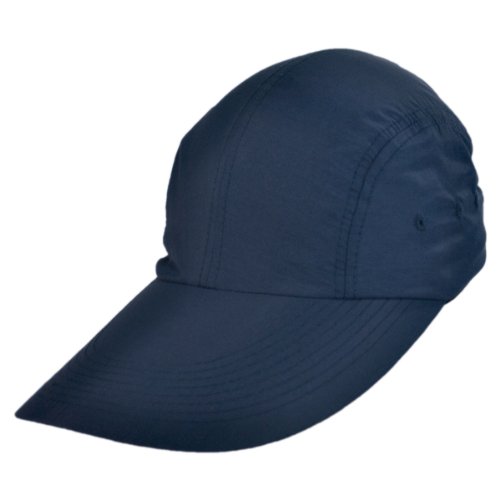 Torrey Hats UPF 50+ Long Bill Adjustable Baseball Cap (Navy Blue)