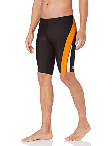 Speedo Men’s Swimsuit Jammer Endurance+ Splice Team Colors – Manufacturer Discontinued