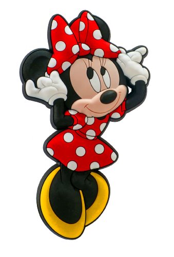 Disney Minnie Soft Touch Magnet,Multi-colored,4″