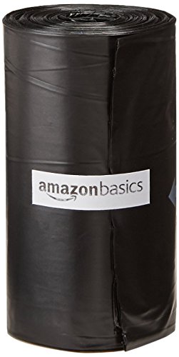 Amazon Basics Unscented Standard Dog Poop Bags with Dispenser and Leash Clip, 13 x 9 Inches, Black – 20 Rolls (300 Bags) | The Storepaperoomates Retail Market - Fast Affordable Shopping