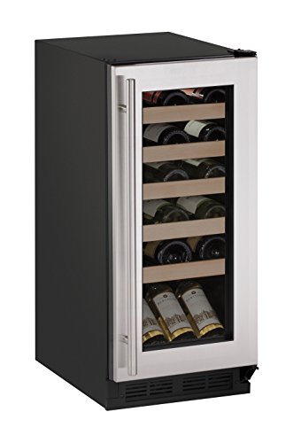 ULINE U1215WCS00A Built-in/Freestanding Wine Storage, 15 inch, Stainless Steel