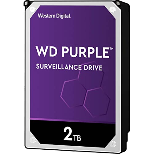 Western Digital WD Purple 2TB SATA III 3.5″ Internal Surveillance HDD, 5400 RPM