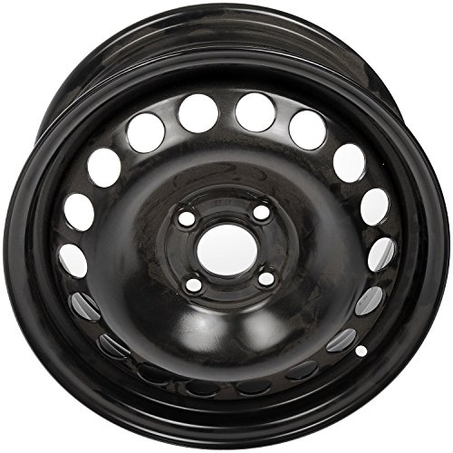 Dorman 939-100 15 x 6 In. Steel Wheel Compatible with Select Chevrolet / Pontiac Models, Black