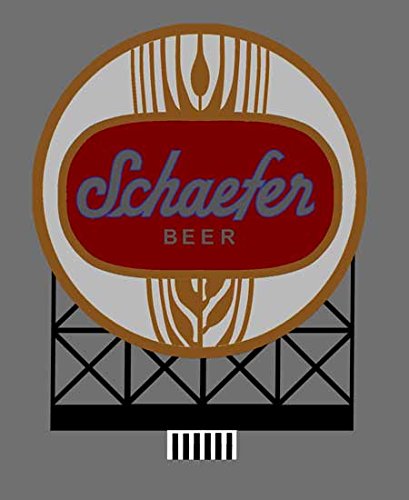 88-1301 Large Schaefer Beer Lighted Neon Sign by Miller Signs