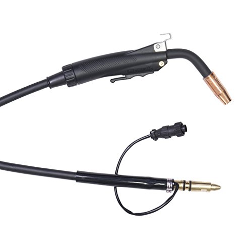 Radnor 64002601 130 A – 190 A Pro .030” – .035” Air Cooled MIG Gun With 10′ Cable and Miller Style Connector
