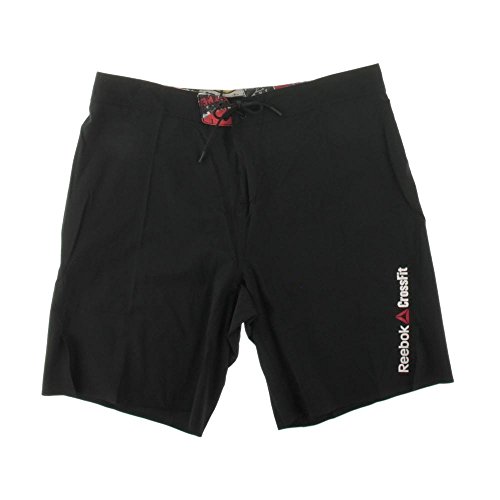 Reebok Men’s Crossfit Bonded Gusset Shorts, Black, 30-Inch