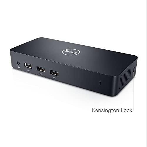 Dell USB 3.0 Ultra HD/4K Triple Display Docking Station (D3100), Black | The Storepaperoomates Retail Market - Fast Affordable Shopping