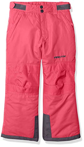 Arctix Kids Snow Pants with Reinforced Knees and Seat, Fuchsia, X-Large