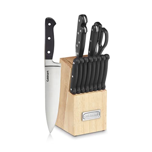 Cuisinart C55TR-14PCB Advantage Cutlery 14-Piece Triple Rivet Knife Block Set