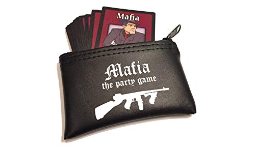 Apostrophe Games Mafia The Party Game – Mafia Game of Lying, Bluffing, Deceit –38 Role Cards, Mafia Card Game for Adults and Teens – Interactive Board Game to Play with Friends, Family