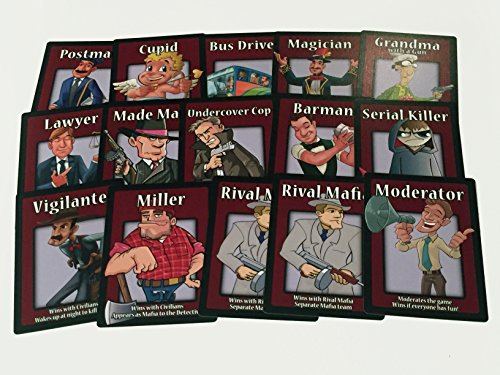 Apostrophe Games Mafia The Party Game – Mafia Game of Lying, Bluffing, Deceit –38 Role Cards, Mafia Card Game for Adults and Teens – Interactive Board Game to Play with Friends, Family | The Storepaperoomates Retail Market - Fast Affordable Shopping