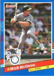 1991 Donruss Baseball Card #56 Mark McGwire