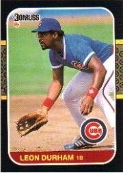 1987 Donruss Baseball Card #242 Leon Durham
