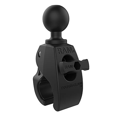 RAM Mounts RAP-404U Tough-Claw Medium Clamp Ball Base with C Size 1.5″ Ball for Rails 1″ to 1.875″ in Diameter