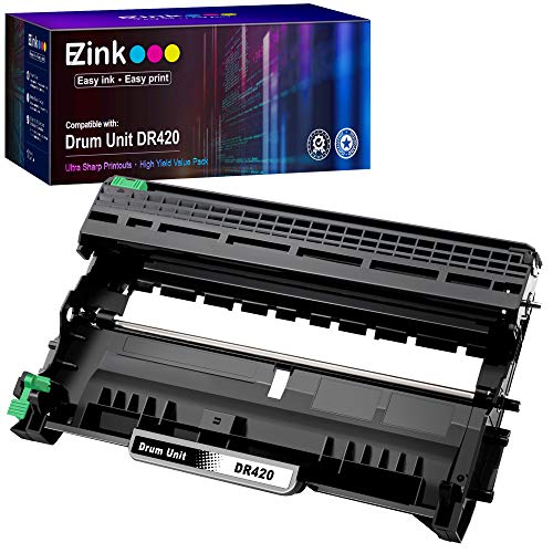 E-Z Ink (TM) Compatible Drum Unit Replacement for Brother DR420 DR 420 High Yield for use with HL-2270DW HL-2280DW HL-2230 HL-2240 HL-2240D MFC-7860DW MFC-7360N DCP-7065DN (1 Drum Unit)