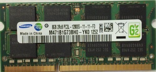 Samsung 8GB (PC3L-12800) DDR3L 1.35V 1600 204-Pin M471b1g73bh0-yk0