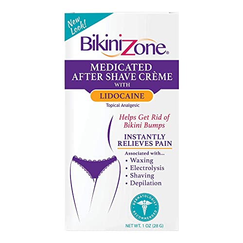 Bikini Zone Medicated Creme for Bikini Area 1 oz (Pack of 6)