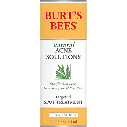 Burt’s Bees Natural Acne Solutions Targeted Spot Treatment, 0.26 Ounces each (Value Pack of 3)