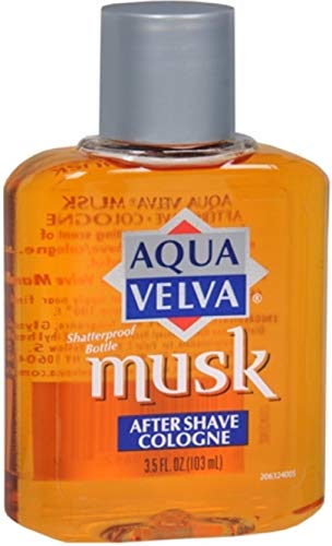 Aqua Velva Musk After Shave Cologne 3.50 oz (Pack of 6)