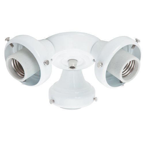 Hunter Fan Company, 99135, Three-Light White Fitter