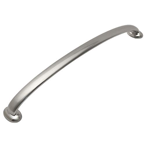 Cosmas 10 Pack 827-192SN Satin Nickel Cabinet Hardware Handle Pull – 7-1/2″ (192mm) Hole Centers