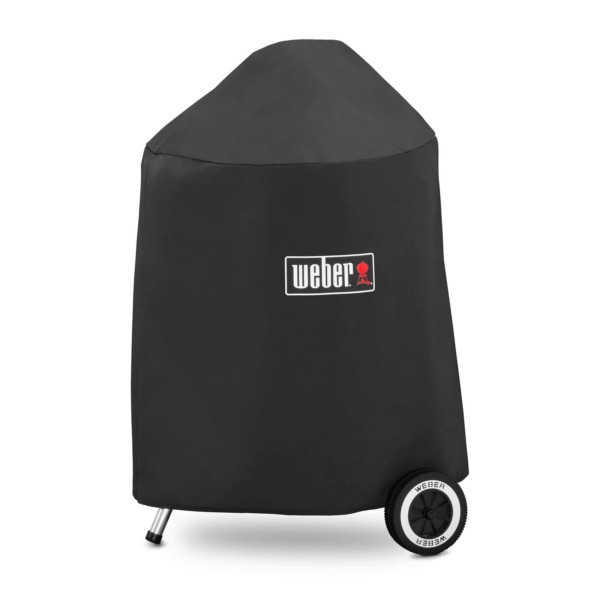 Weber Grill Cover With Storage Bag For Weber 18-Inch Charcoal Grills, 18-Inch, Black