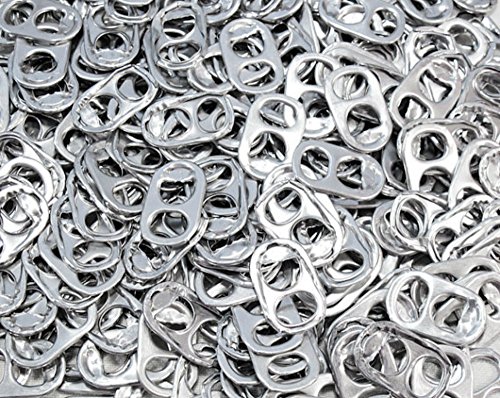 1000+ Aluminum Pop Tabs in Bulk – Soda and Beer Can Tabs For Crafts and Charity