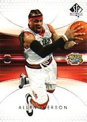 2004 SP Authentic Basketball Card (2004-05) #64 Allen Iverson
